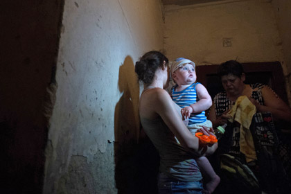 Российский волонтер ранен при обстреле под Славянском