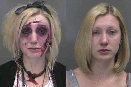 Загримированную под зомби американку дважды остановили за езду в пьяном виде