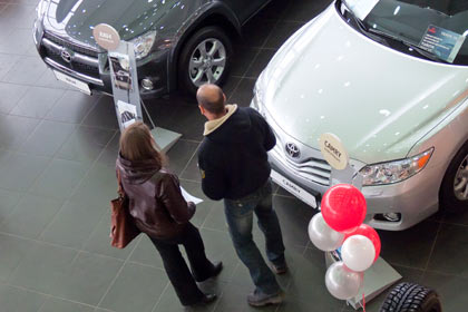 Авторынок России сократился на 11 процентов