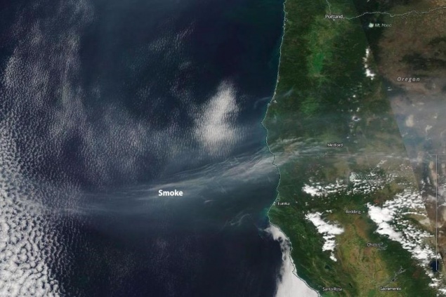 Американцы пожаловались на дым от сибирских пожаров