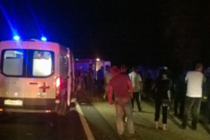 В Краснодарском крае микроавтобус с пассажирами врезался в дерево