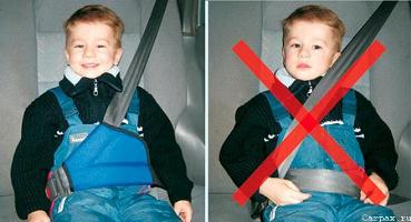 Россияне не готовы жаловаться полицейским на детей без детских кресел в авто