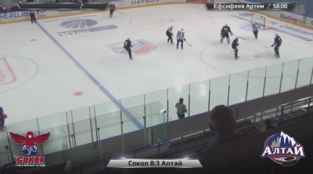 Хоккеисты «Сокола» победили барнаульский «Алтай»