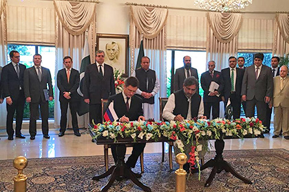 Россия подписала соглашение о строительстве газопровода в Пакистане