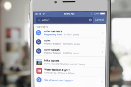 Facebook запустил функцию расширенного поиска