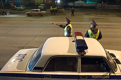 Пьяный водитель рисовал разметку на дороге в Хакасии