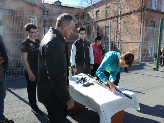 Студенты Ачинского медицинского техникума приняли участие в военизированной эстафете