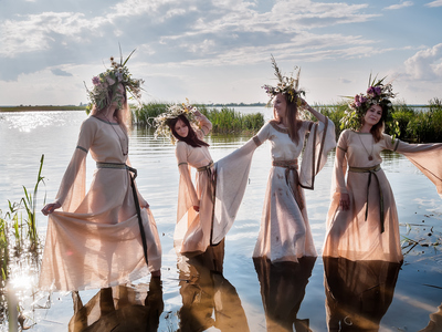 Предания и обычаи Ивана Купалы на «Ачинском Арбате»