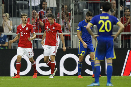 «Ростов» пропустил пять мячей от «Баварии» в первом туре группового этапа ЛЧ