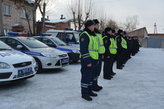 В Ачинске состоялся гарнизонный развод полицейских нарядов