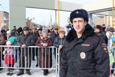 Сотрудники полиции обеспечили охрану общественного порядка во время празднования Масленицы