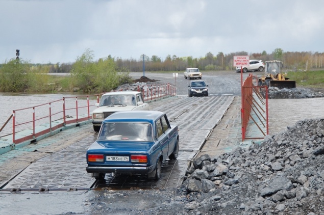 24 мая начнется монтаж переправы через Чулым