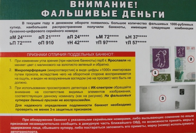 Внимание: Фальшивые деньги!