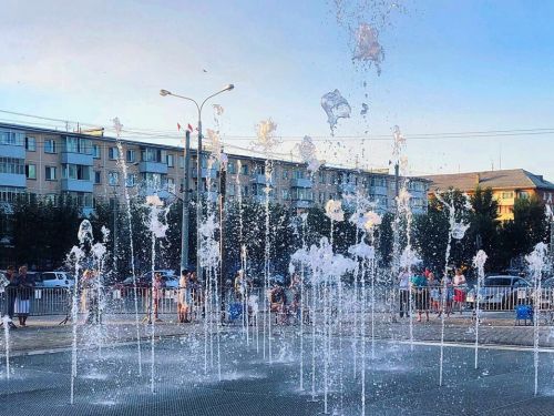 На время праздничного открытия городского фонтана в центре Ачинска ограничат транспортное движение