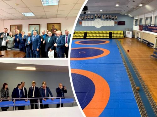 Главы городов и районов ассоциации «Запад» посетили Академию борьбы имени Д.Миндиашвили