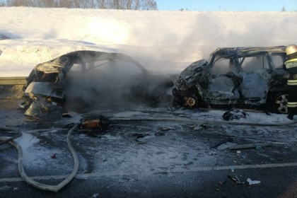 Жертвами аварии под Воронежем стали восемь человек