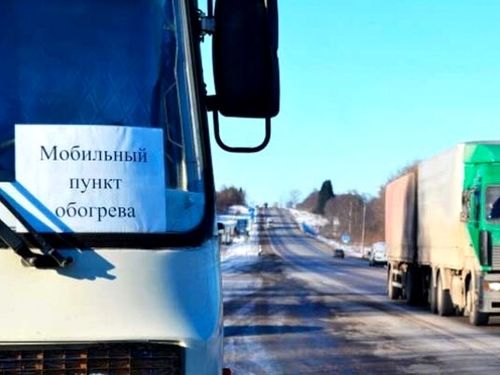 ЕДДС информирует: в Ачинске заработал мобильный пункт обогрева