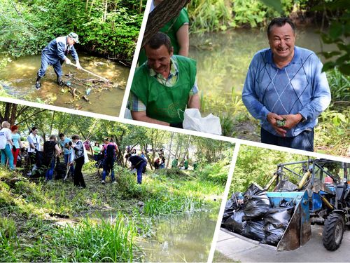 «Ачинским рекам – чистые берега»: продолжается масштабная акция по очистке акваторий городских малых рек