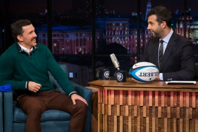 Регбист «Красного Яра» стал гостем программы «Вечерний Ургант»