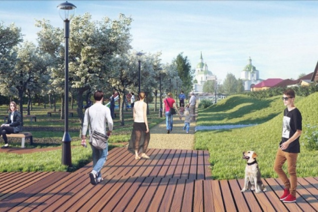 В Енисейске планируют разбить новый сквер с ручьем за 50 миллионов рублей