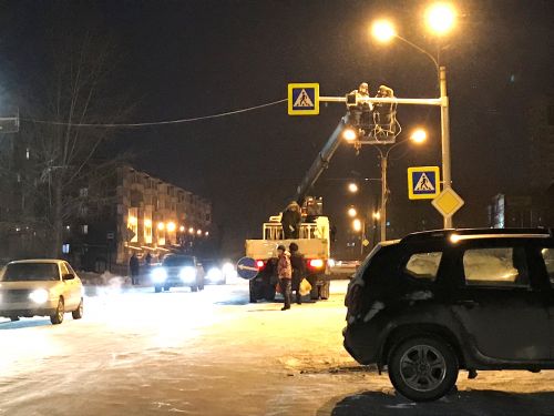 В Ачинске пешеходные переходы к социальным объектам оборудуют по новым стандартам