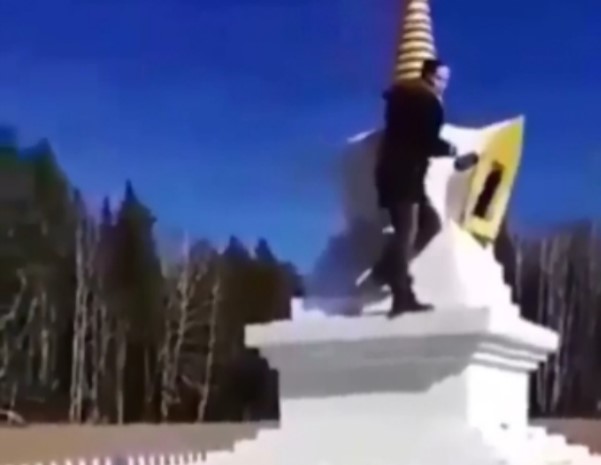 Задержана женщина, которая разгромила буддийскую ступу под Красноярском