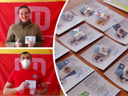 Ачинские спортсмены начали получать долгожданные награды за выполнение нормативов ГТО