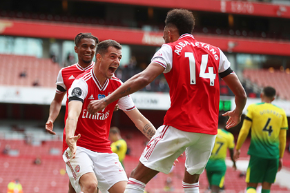 «Арсенал» разгромил худшую команду АПЛ и вышел на седьмое место