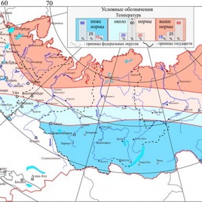 Красноярский край ждет холодный октябрь и достаточно теплая зима