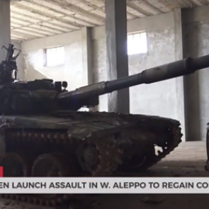 Трофейный Т-90 бросили в бой против сирийской армии