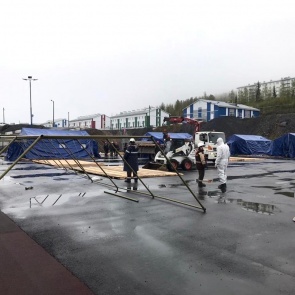 Коронавирус подтвердился у 1191 вахтовика в посёлке на севере Красноярского края