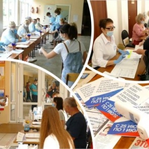 В Ачинске поправки к Конституции РФ поддержало большинство избирателей