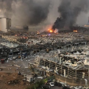 В порту Бейрута проводили сварочные работы